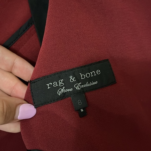 Rag & Bone Women’s Red Blazer Size 8 - Picture 3 of 4